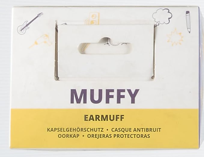 Alpine Muffy Kids - Hearing Protection - CE & ANSI Certified - Adjustable for Ages 3-16 years - Noise Cancelling Headphones - 25dB Sound Reduction Ideal for Protection and Concentration Aid - Yellow