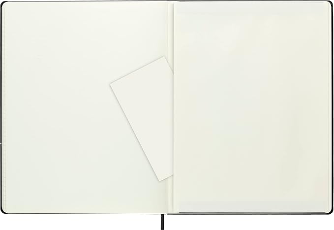 Moleskine Classic Notebook, Hard Cover, XXL (8.5" x 11") Ruled/Lined, Black, 192 Pages (Pack of 12)