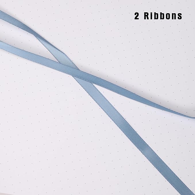 TIEFOSSI Dotted Journal Notebook, Dot Grid Notebook for Women Men, Hardcover PU Leather Journal, 160 GSM Thick Paper, 160 Numbered Pages with Gold Edges, 8 x 8 Square Diary