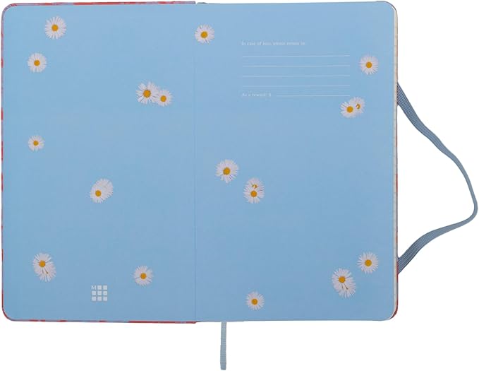 Moleskine Custom Edition Notebook, Hard Cover, Ruled, Large (5" x 8.25"), Soft Lavendar/Red, 240 Pages