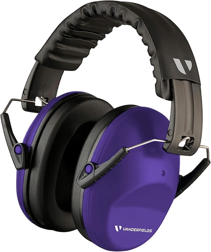 Vanderfields Hearing Protection Headphones - 26dB - Range Shooting Ear Protection - Noise Cancelling Ear Muffs for Adults