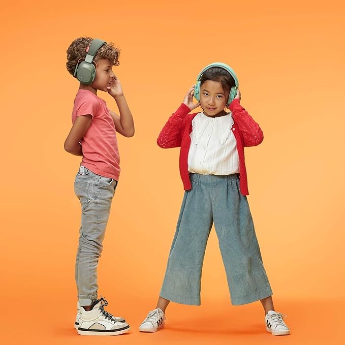 Alpine Muffy Kids - Hearing Protection - CE & ANSI Certified - Adjustable for Ages 3-16 years - Noise Cancelling Headphones - 25dB Sound Reduction Ideal for Protection and Concentration Aid – Green