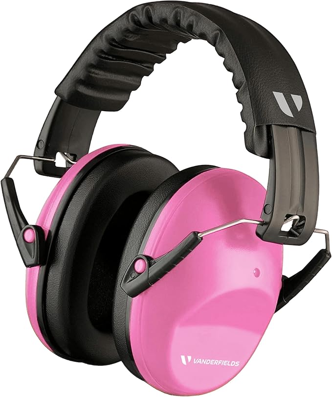 Vanderfields Hearing Protection Headphones - 26dB - Range Shooting Ear Protection - Noise Cancelling Ear Muffs for Adults
