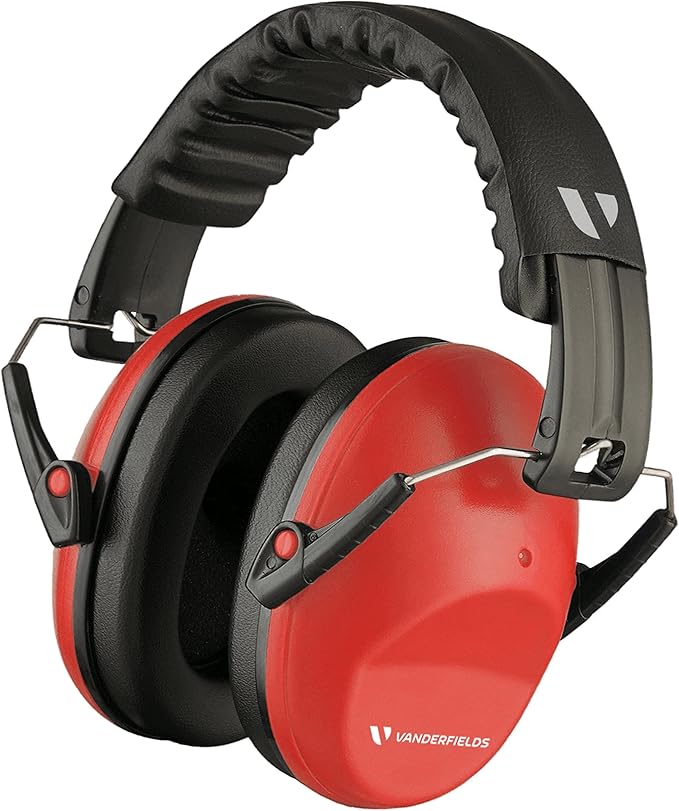 Vanderfields Hearing Protection Headphones - 26dB - Range Shooting Ear Protection - Noise Cancelling Ear Muffs for Adults