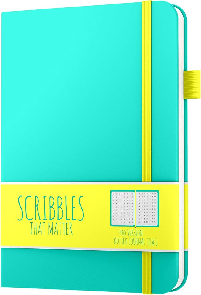 Bullet Dotted Journal Dot Grid Notebook | B5 Daily Journaling Notebooks for Personal Writing, Work, Women | 160gsm Thick Paper, Hard cover, Lay Flat Binding | B5 < 8.5 x 11 Cuaderno Libretas de apuntes