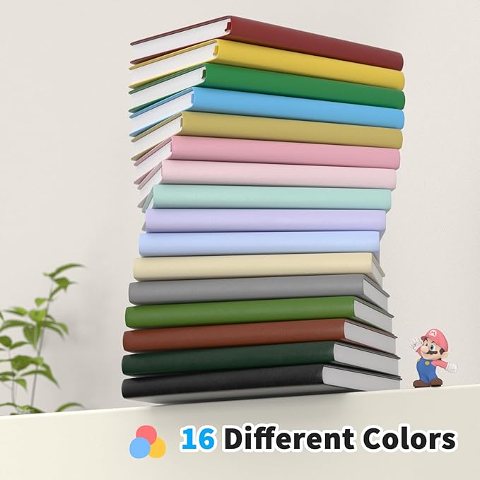 Oucaru Lined Journal Notebook, 8 Pack, 180 Pages, A5 Journals for Writing, 100 GSM Thick Paper, Small Notebooks Daily Journal for Women Men Work, Business, School, Travel Supplies