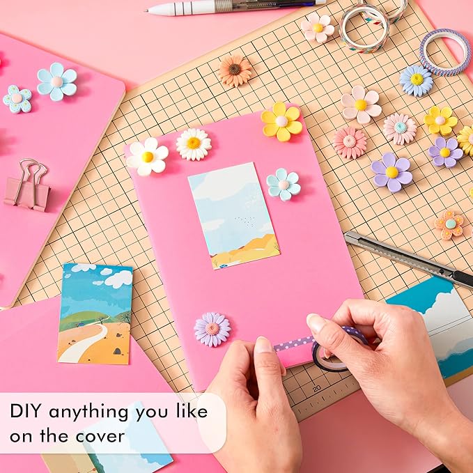 36 Pack Soft Cover Journal Bulk, Feela Lined Blank Travel Journal for Women Men Writing, Notebooks College Ruled for Work, Note Taking Notebook School Business Supplies, 8.2” x 5.5”, A5, Berry